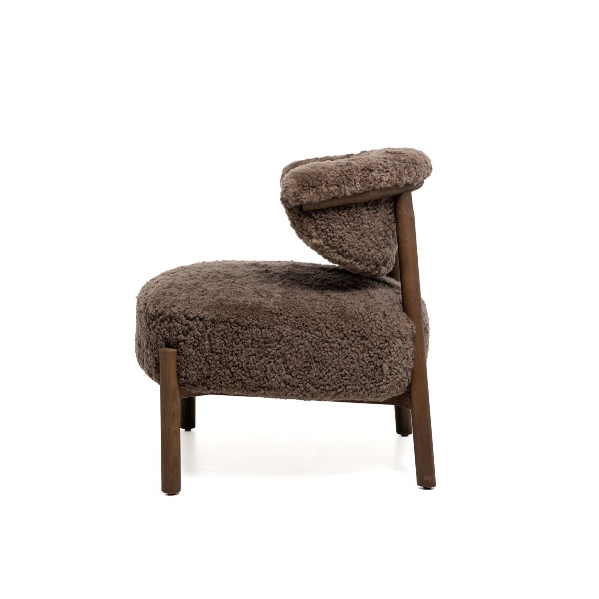 Lodge lenestol (77x69x75) saueskinn mushroom
