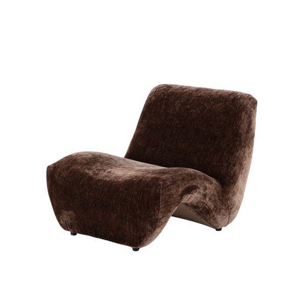 Hovedbilde Mirage lenestol (brun velour) 83x98x71
