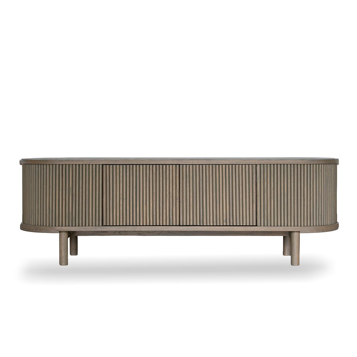 Noor tv-benk 4 dører (150x45x48) - gråoljet