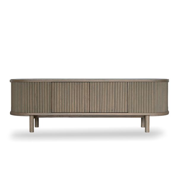 Hovedbilde Noor tv-benk 4 dører (150x45x48) - gråoljet