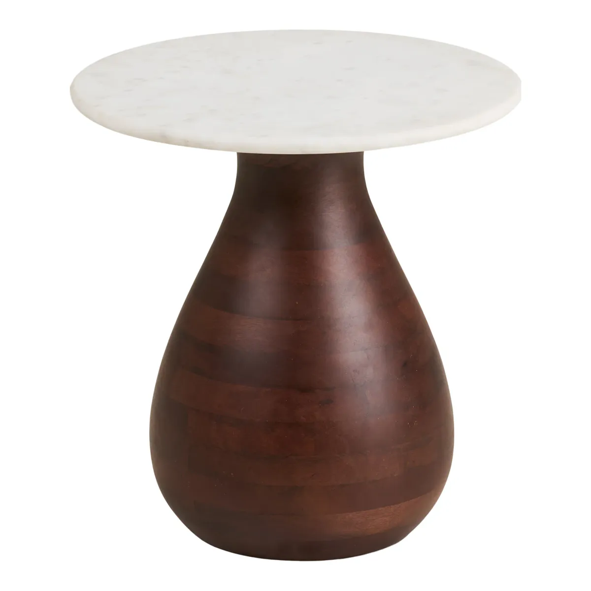 Heide sidebord (40 h41) mangotre/marmor