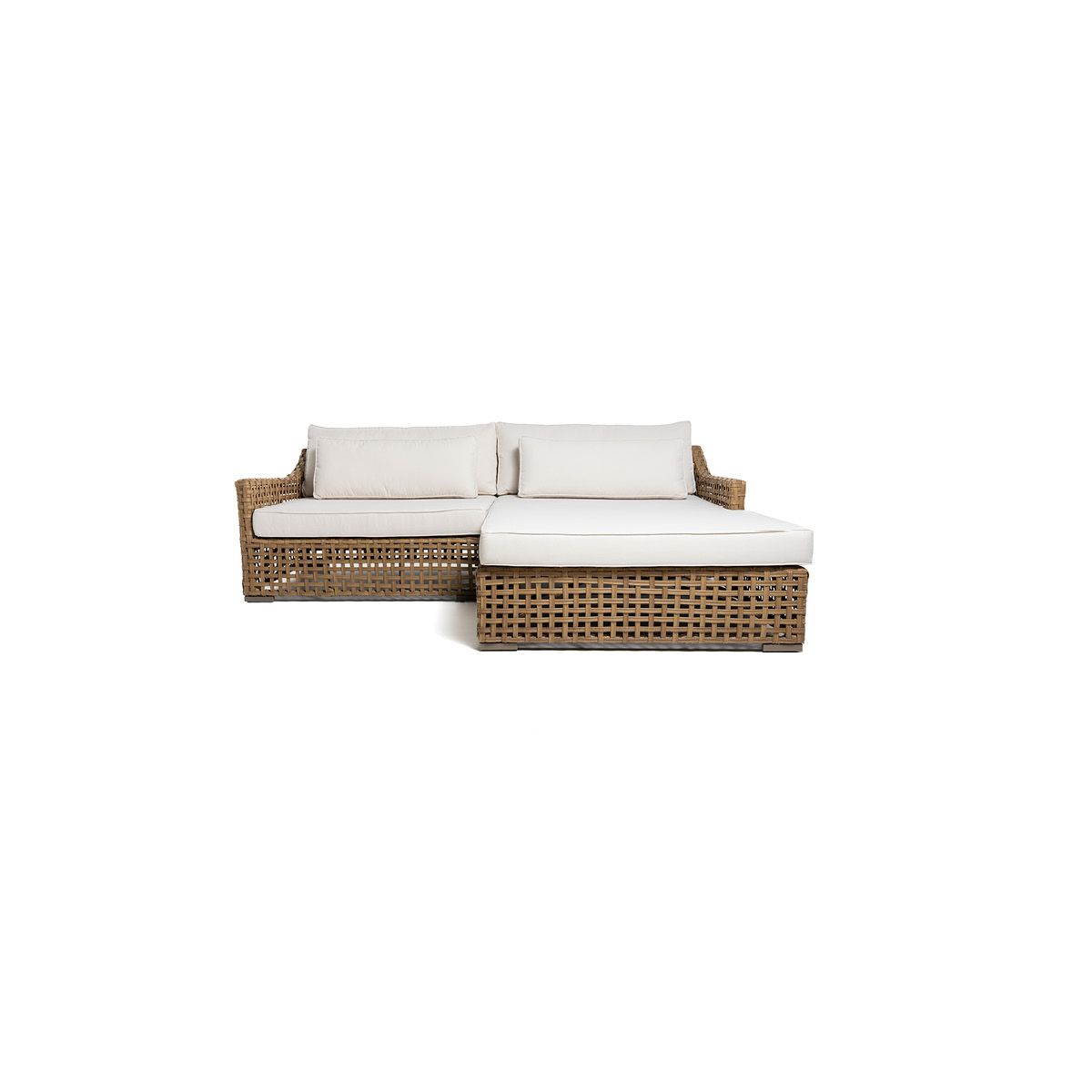 Portør sofa endemodul venstre (Natur) 