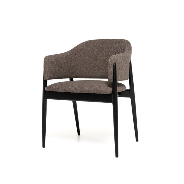 Hovedbilde Linde spisestol (Fab brun) sort eik ben