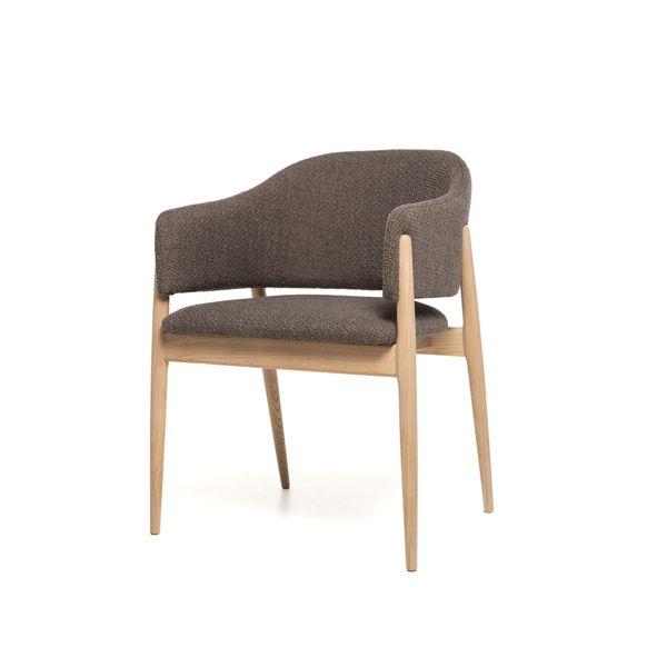 Hovedbilde Linde spisestol (Fab brun) lys eik ben