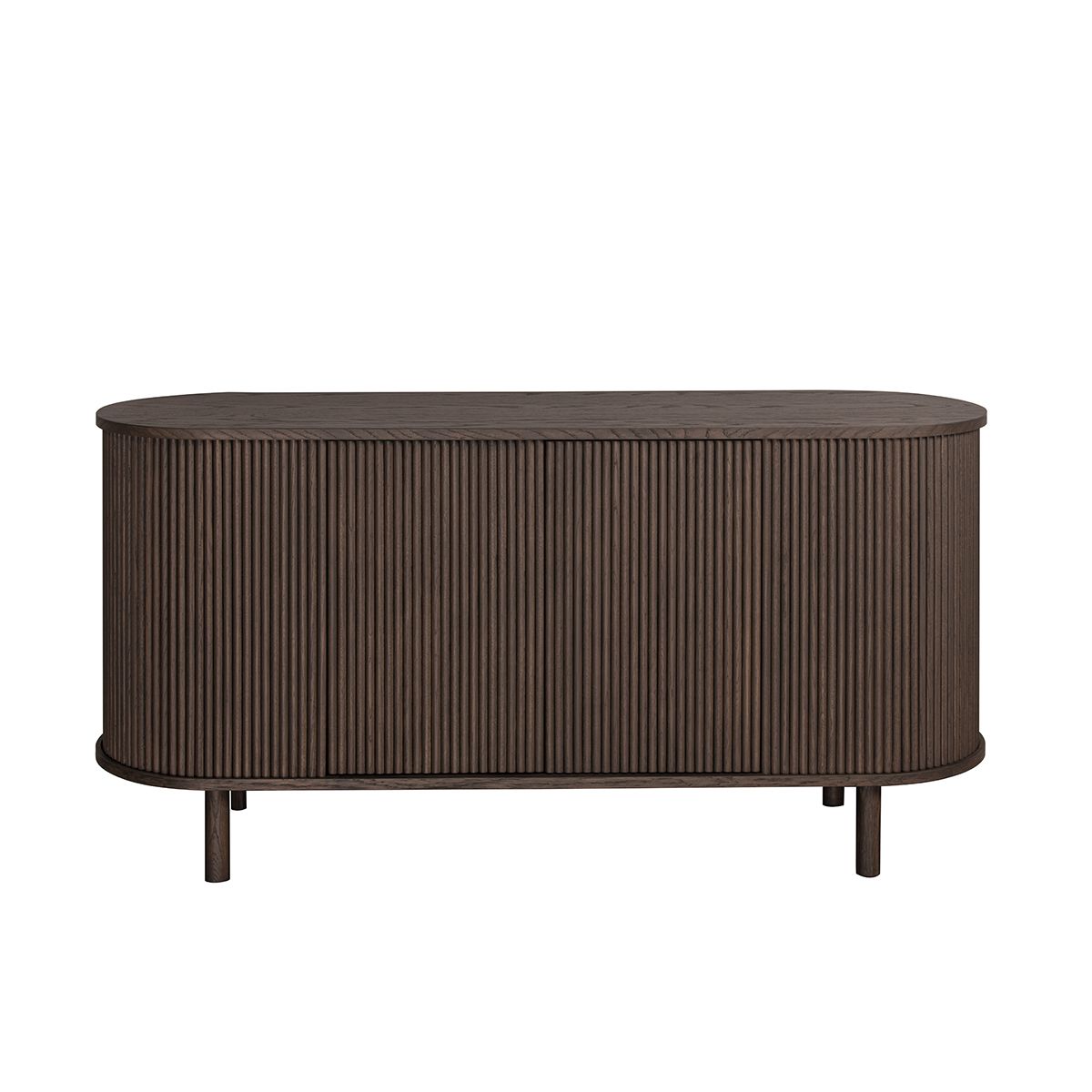 Noor skjenk 4 dører (150x45x75) - røkt eik