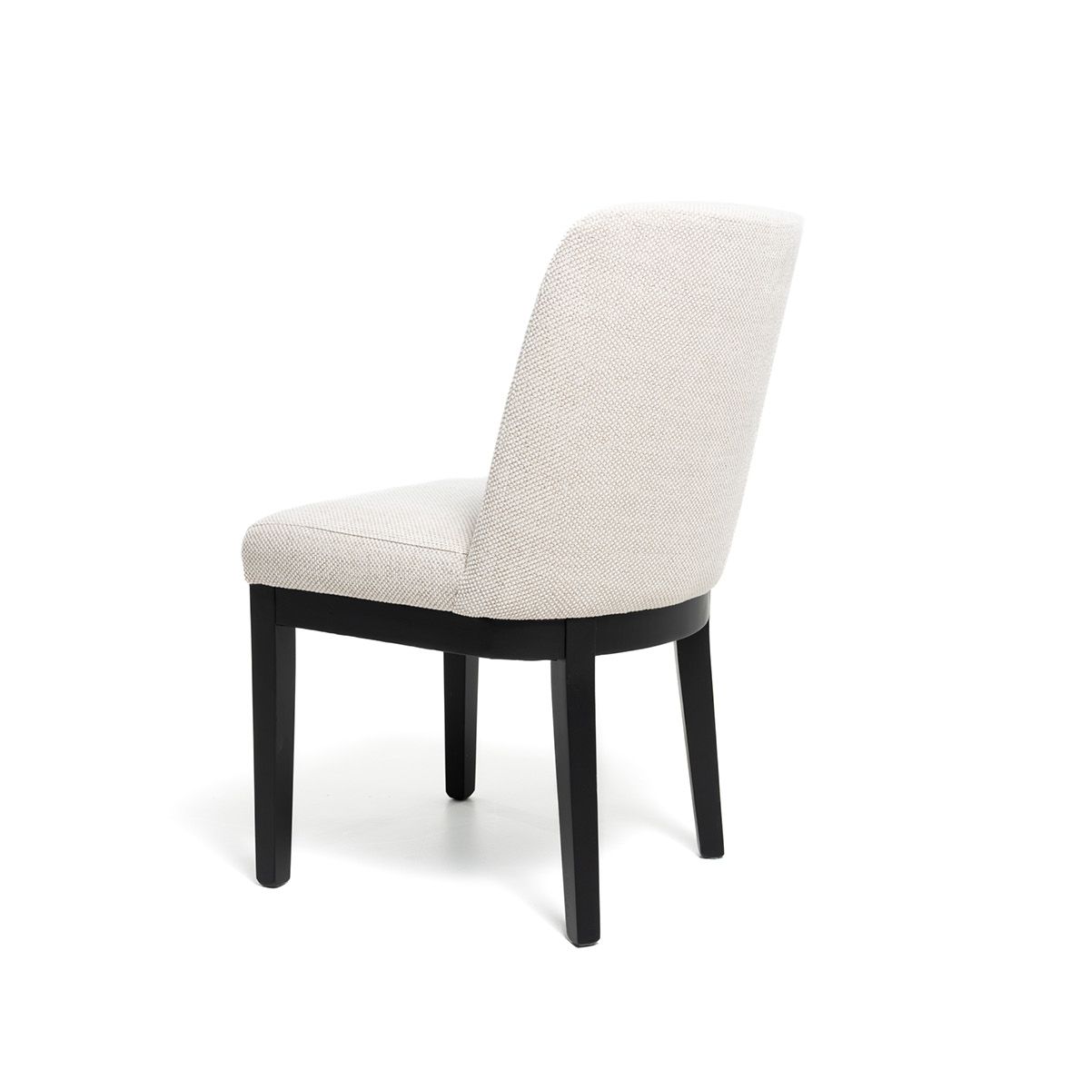 Hedda spisestol (Silent lys sand) Sort eike ramme og ben