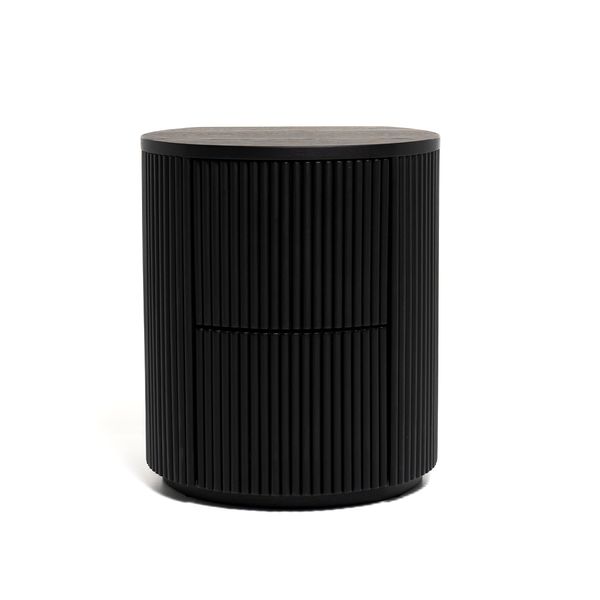 Hovedbilde Noor nattbord/sidebord sort