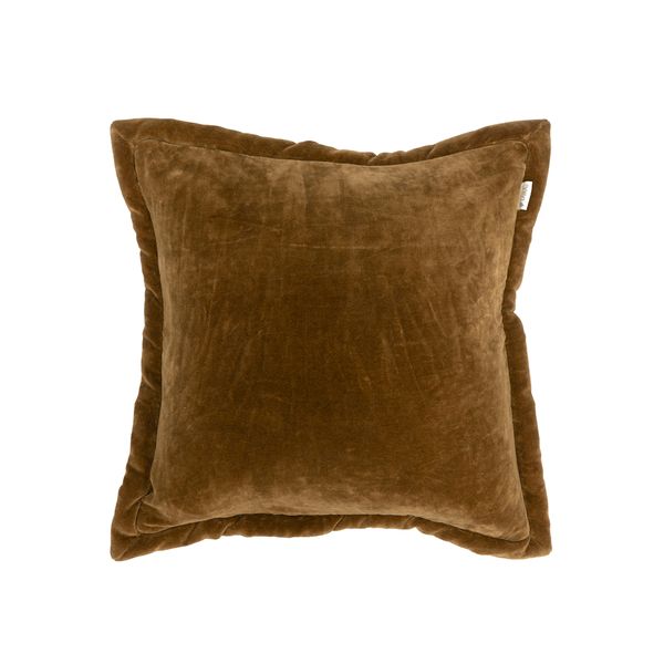 Hovedbilde Lama Alpi pute velour (50x50) kamel