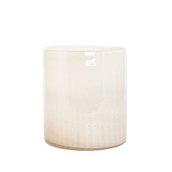 Hovedbilde Lama vase (ø20 h23) krem, glass