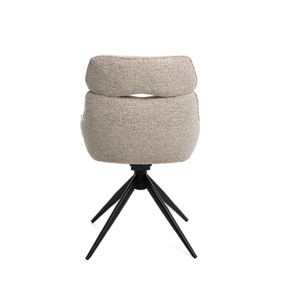 Noah spisestol med sving og vipp (Present gråbrun melert)