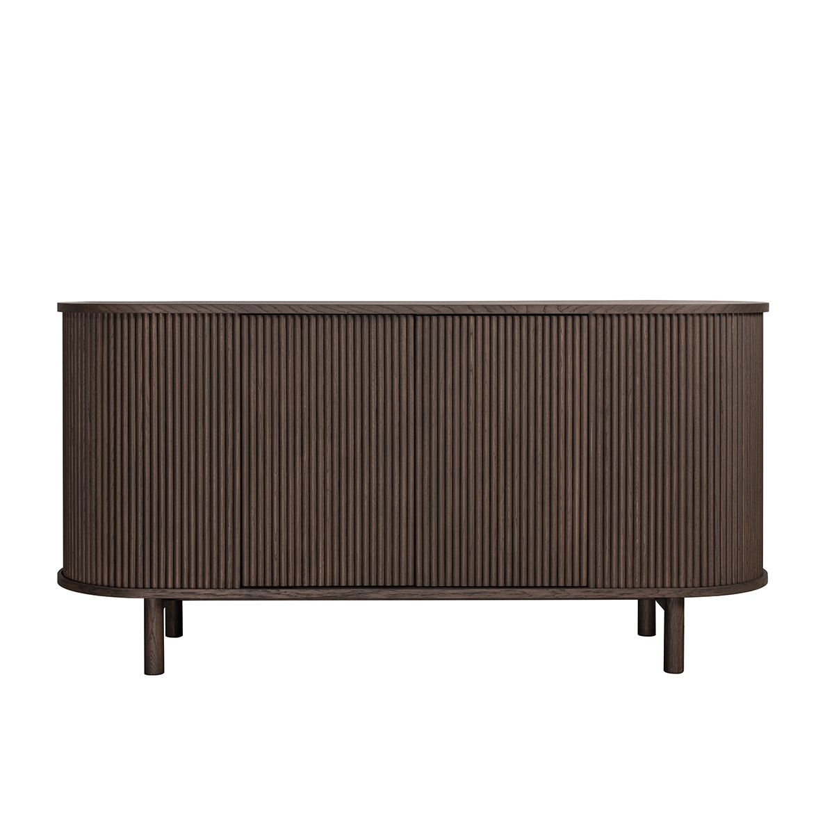 Noor skjenk 4 dører (150x45x75) - røkt eik