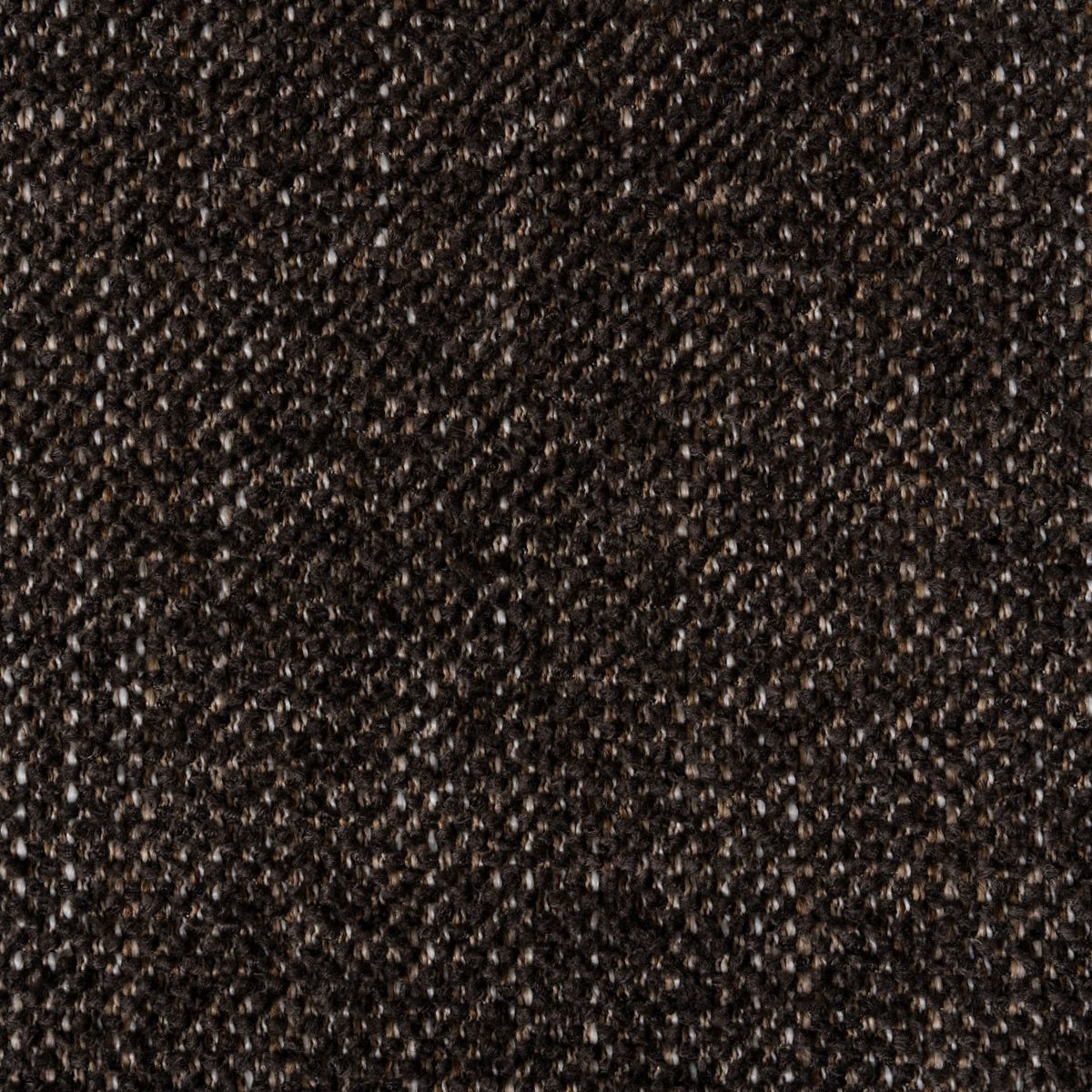 Malmø barstol heltre sort eik (stoff Lola mørk brun melert)