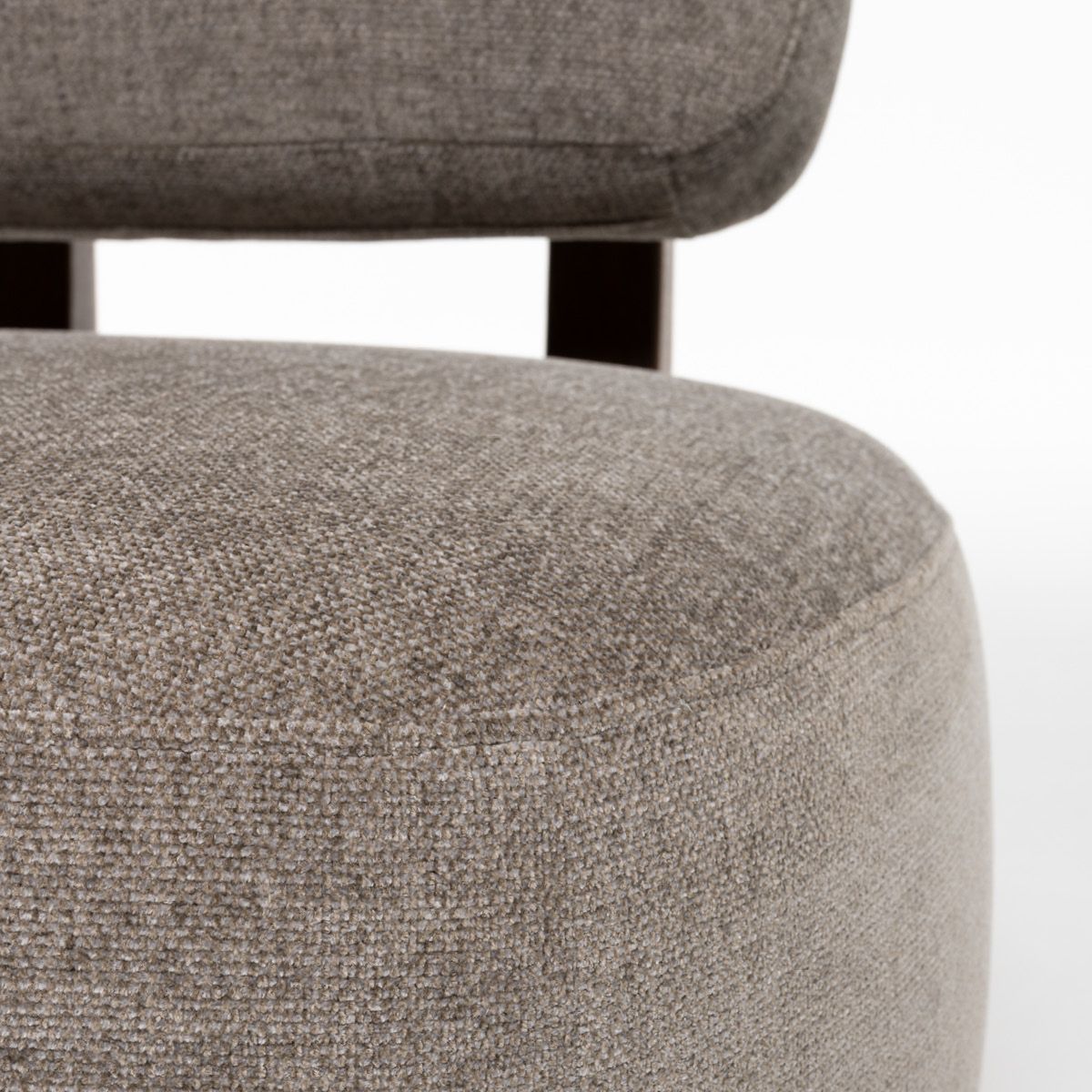 Prado lenestol med sving (Impala Taupe 12) røkt eik 