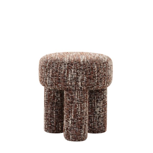 Hovedbilde Pilier puff (brunmelert) ø44 h49