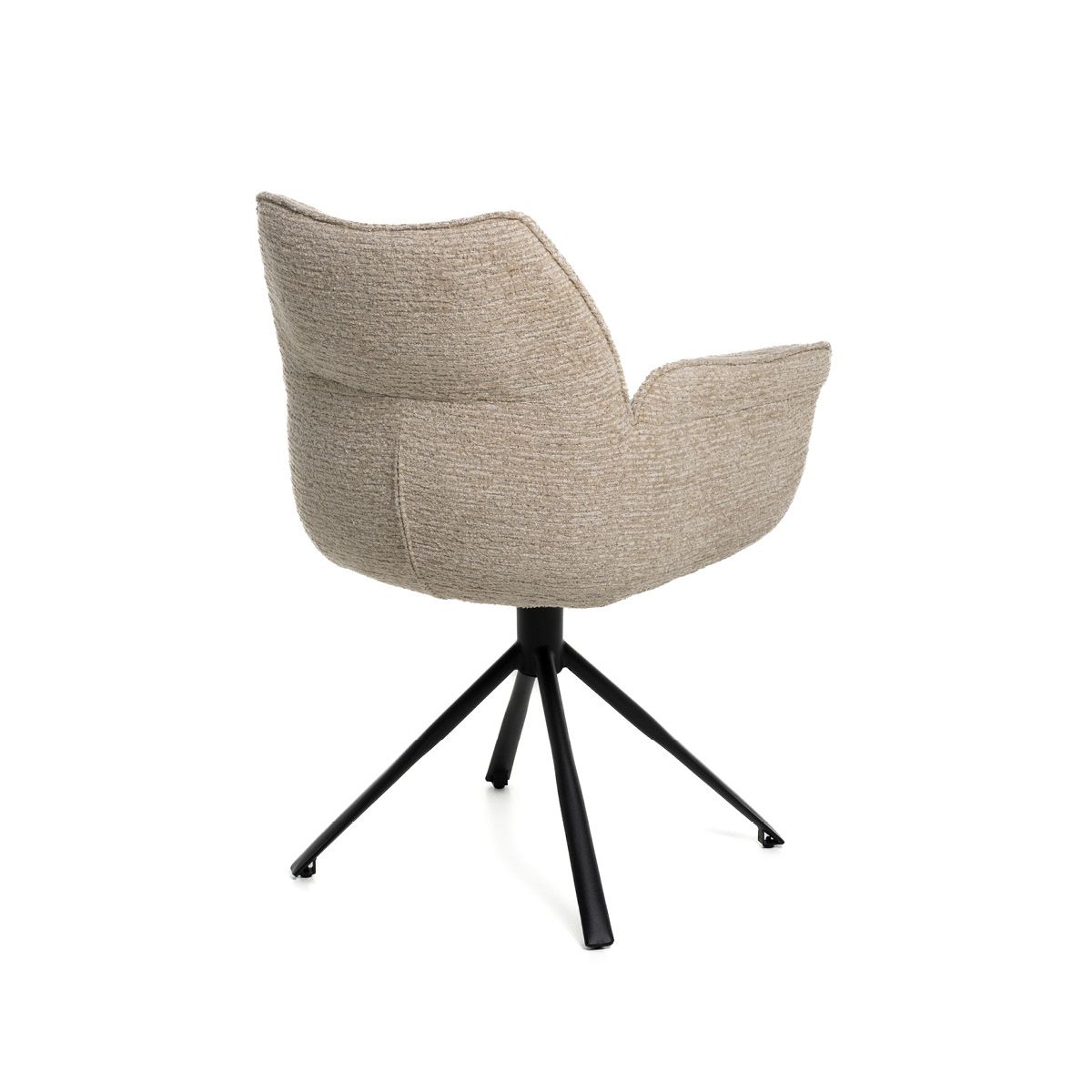 Marco spisestol med sving og vipp (Eyelash beige)