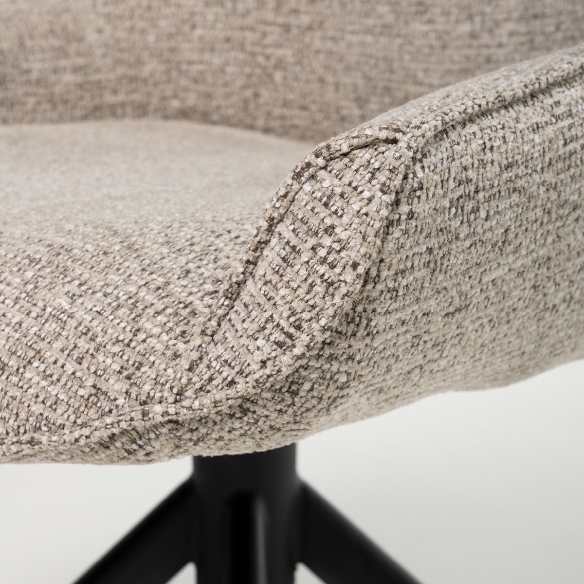 Noah spisestol med sving og vipp (Present gråbrun melert)