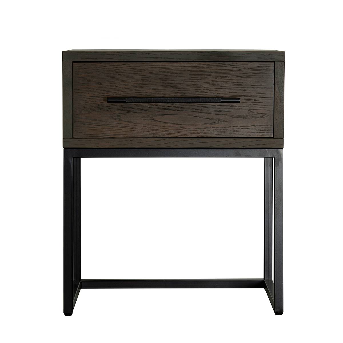 Mood sidebord / nattbord (røkt eik 47x37x55)