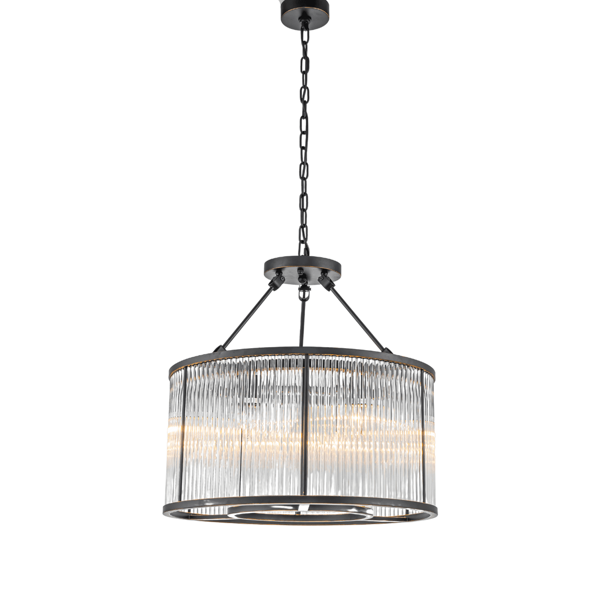 Céleste Chandelier (ø60) metall / klart glass