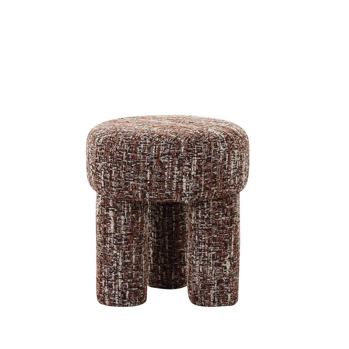 Pilier puff (brunmelert) ø44 h49