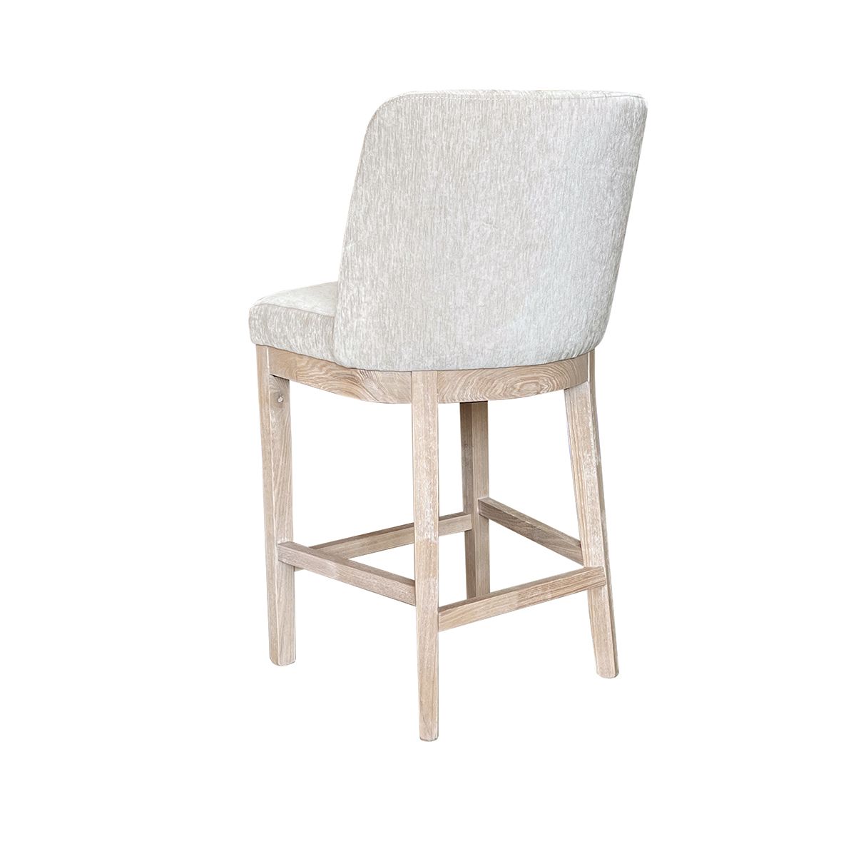 Hedda barstol (Boston krem) lys eik ramme og ben